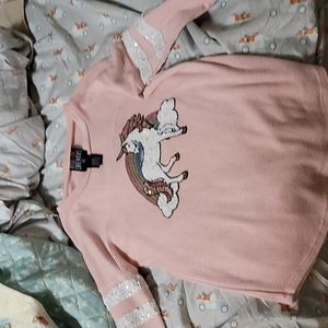 Girls three quarters sleeve shirt